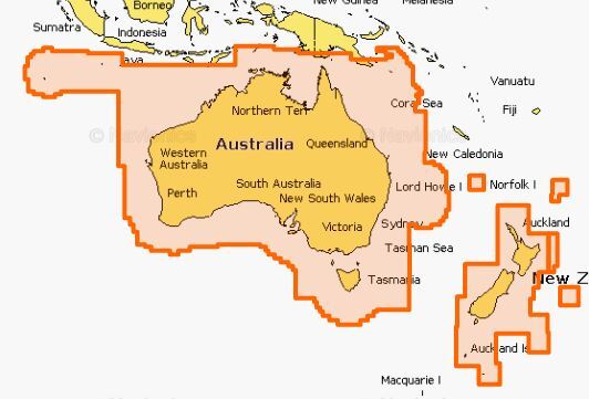 Navionics Xl9 Gold Australia Wide Chart