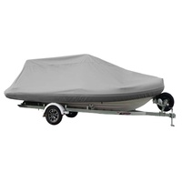 Grey Cover MA 603-9 for 5.1 to 5.3m RIBS Style B for RIBS with Roll Bar or Arches Suitable for Highway Trailering