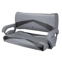 Console Double Flip Seat Dark Grey n Black Carbon With Arms 293618