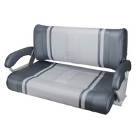 Console Double Flip Seat Grey Carbon n Dark Grey Carbon With Arms 293626