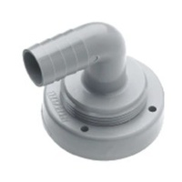 Vetus 16mm RT16B Right Angle Hose Connector for Rigid Waste Tanks