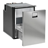 DR49 Drawer Fridge with 6L Freezer - Brushed Stainless Steel Look 12V/24V