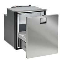 DR65 Drawer Fridge with 6L Freezer Brushed Stainless Steel Look 12V-24V