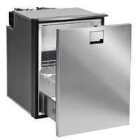 DR85 Drawer Fridge with 6L Freezer - Brushed Stainless Steel Look 12V/24V