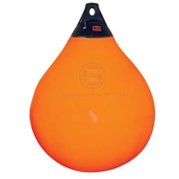 Castro HD Orange Teardrop Boat Fender 800 x 620mm 160kg Buoyancy 37559 