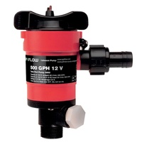 SPX  500GPH Twin Port Livewell and Washdown 12V Cartridge Pump 131872