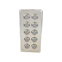 Viper Elite SS LED 10 Gang 20A LED Backlit On Off Switch Panel  IP67 20A 90272-20 