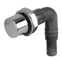 Stainless Steel 90 Degree Downwards Breather 13mm or 16mm ID Hose 29184 