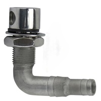 Stainless Steel 90 Degree  Breather 13mm or 16mm ID Hose 29184U