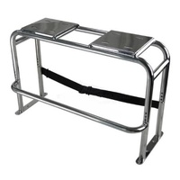 Double Space Frame Stainless Steel Seat Base 293819  Adjustable Height 
