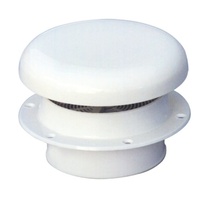 White Nylon Mushroom Vent  RWB554