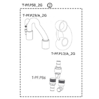 Tecma 2G Standard Toilet Siphon Hose T-PF.P13/A_2G   4475171