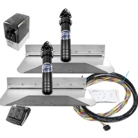 Bennett Classic Hydraulic Trim Tab Kit 18 x 9 Inch with Euro and Std Rams 499/002