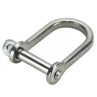 Wide D Shackle SS 5mm 3/16 RM540
