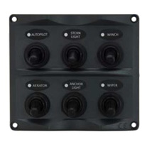 Waterproof IP66 Switch Panel 6 Gang Wired 113820