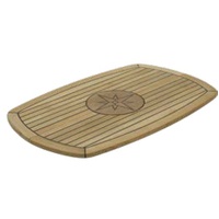 Rectangular Folding Teak Table Top 930 x 610mm Nautic Star Eclipse