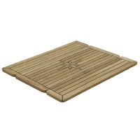 Folding Winged Teak Table Top 600 x 680 or 340mm Folded Nautic Star 