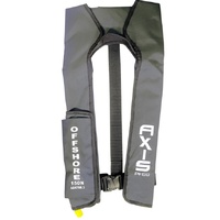 Axis Inflatable PFD Grey Level 150N Adult Offshore Manual Release 