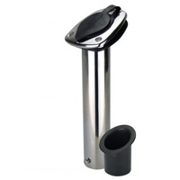 Reelax SS HD 30 Degree Rod Holder w Cap & Gasket RX52001 Game Rated to 60Kg