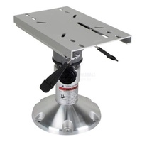 Air Ride Cushioned Seat Pedestal 320-405mm w Slide Swivel n Lock 293859