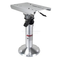Air Ride Cushioned Seat Pedestal 450-600mm w Slide Swivel n Lock 293860