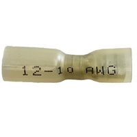 Glue Lined 6-8mm Yellow Female Blade Terminal 40 Pack Tinned Copper 90080