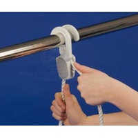 Grey Fender Hanger Clips up to 25mm Rails Pair Includes Cleat 