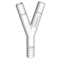 TruDesign 19mm White Y Hose Connector