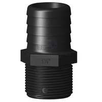 TruDesign Hose Tail 38mm 1 1/2 Barb  n 1 1/4 BSPM Thread UNEQUAL 