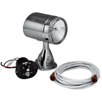 Marinco Stainless Steel Spot Light Kit with Remote Control  72,000 Candle Power 123320 22040A