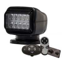 LED 12V GoLight GT Black Spotlight with Wired Remote Panel  544,000 Candela 123356
