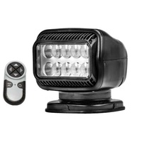 LED 12V GoLight GT Black Spotlight with Wireless Remote 544,000 Candela 123358
