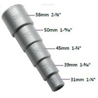Stepped Multi Size Hose Reducer 31mm to 58mm