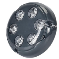 LED Underwater Blue Transom Light 90mm 6W Surface Mount 12V-32V 709587 AquaIdea 
