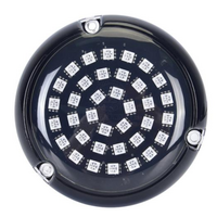LED Underwater RGB Transom Light 90mm 6W Surface Mount 12V-32V 709588 AquaIdea