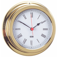 Clock Brass 120mm Face Roman RWB4550
