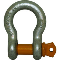 Yellow Pin Rated Bow Shackle 6mm SWL 500kg