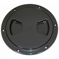 Inspection Port Std Black 170mm Overall Round 