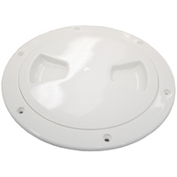 Inspection Port Std White 200mm Overall  Round 