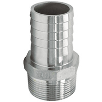 Hose Tail - 316 Stainless 3/4 BSP 