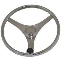 Steering Wheel - 340mm SS Sports & Control Knob