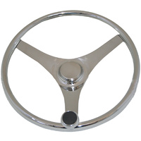 Steering Wheel - 388mm SS Sports & Control Knob