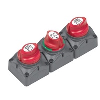 Battery Switch Mini Cluster Horizontal Red SM