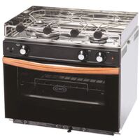 Eno 1823 - 2 Burner Stove with Oven No Grill - Gascogne SS with Enamel Oven