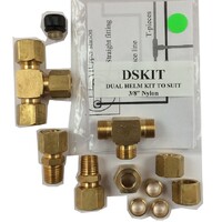 Hydrive DSKITN8 Dual Helm Station Kit - Suits 3/8 Nylon Tubing