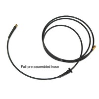 Pre-Made 1m HD Hydraulic Flex Boat Steering Hose with Swaged Threaded Fittings - (Each)