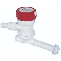 Rule Tournament 400 800GPH Live Bait Pump Dual Port with Angled Thru Hull Inlet RWB53