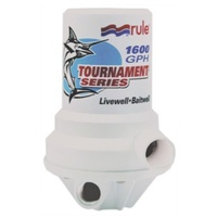 Rule Tournament 1600GPH Live Bait Pump Dual Port RWB55