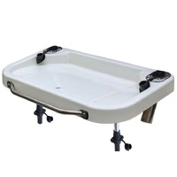 Deluxe Fillet Table Bait Board 850 x 460 with SS Rod Holders MA 109-4 Plug In