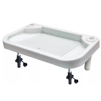Deluxe Fillet Table Bait Board 850 x 460 with Plastic Rod Holders MA 109-1
